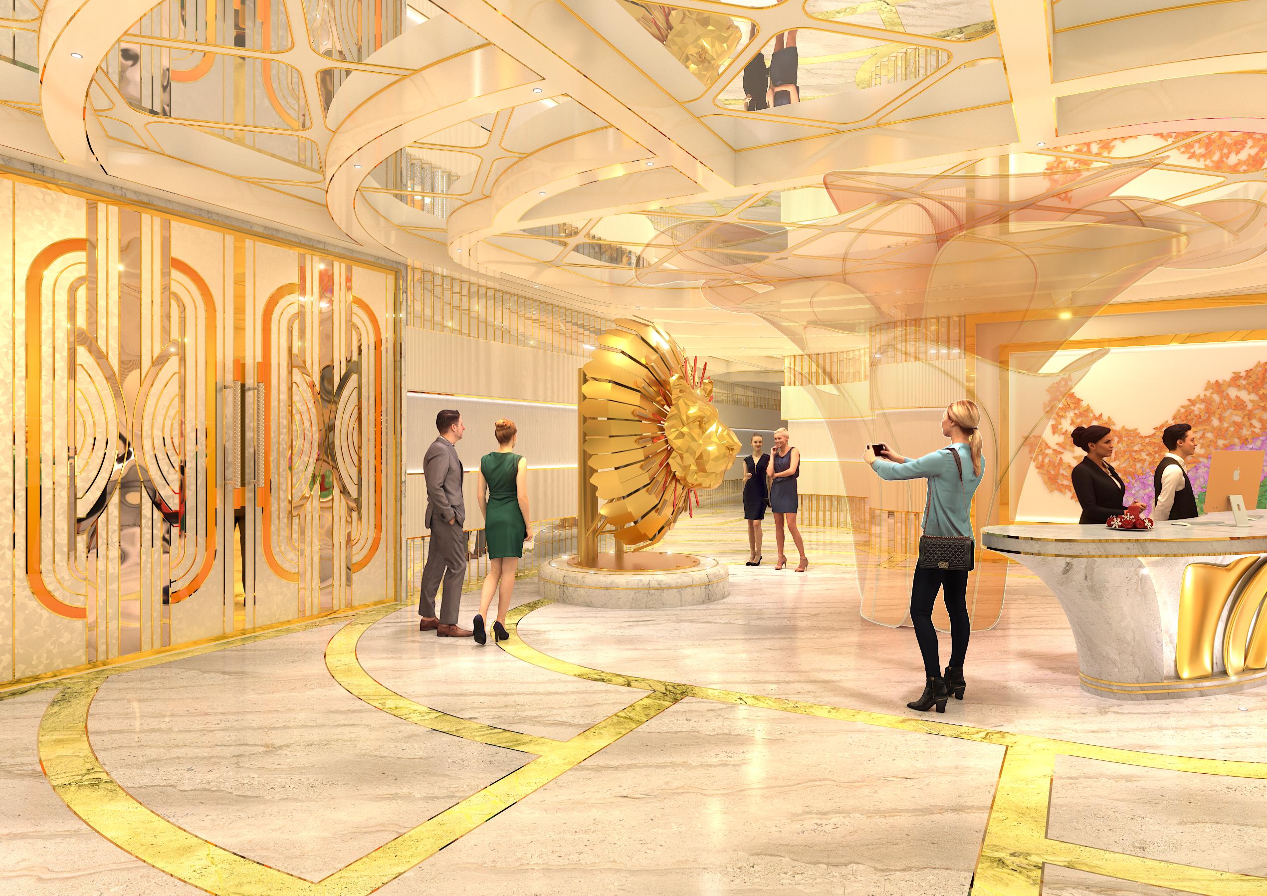 MGM Macau Kinetic Sculpture (MGM 마카오 사자 키네틱 · 기획 제안) on-site photo 3